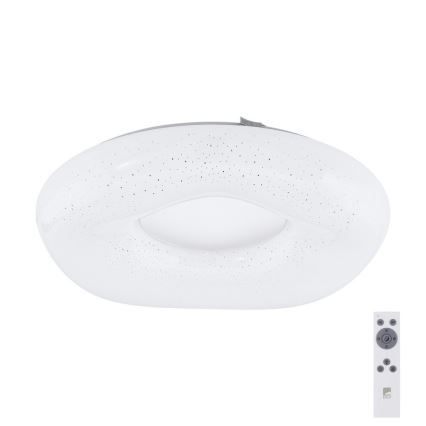 Eglo - LED prigušiva plafonska svetiljka LED/18W/230V + daljinski upravljač