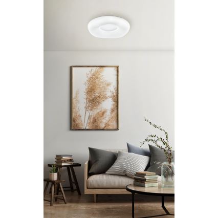 Eglo - LED prigušiva plafonska svetiljka LED/18W/230V + daljinski upravljač