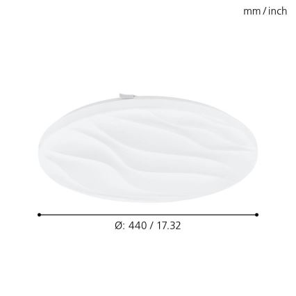 Eglo - LED Plafonjera LED/22W/230V