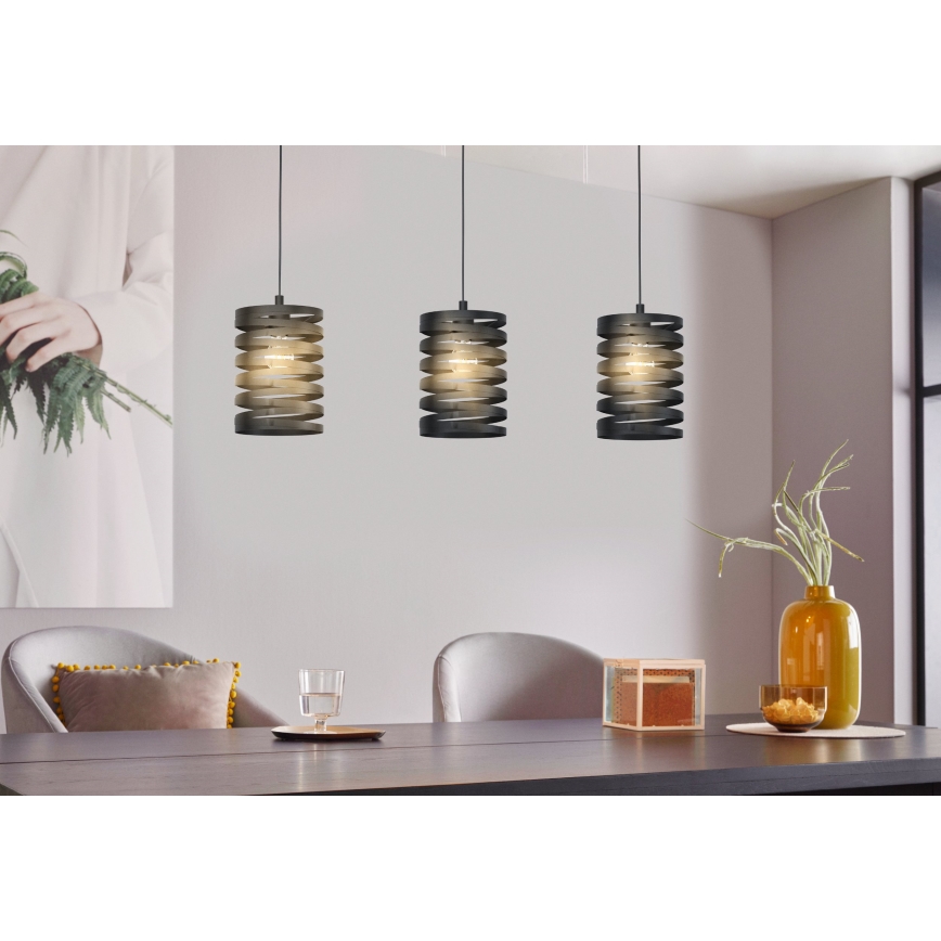 Eglo - Luster na sajli 3xE27/40W/230V
