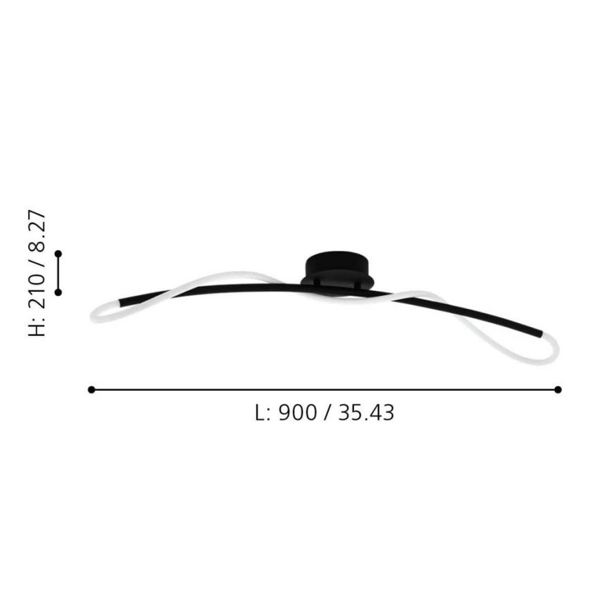 Eglo - LED Plafonjera LED/20W/230V