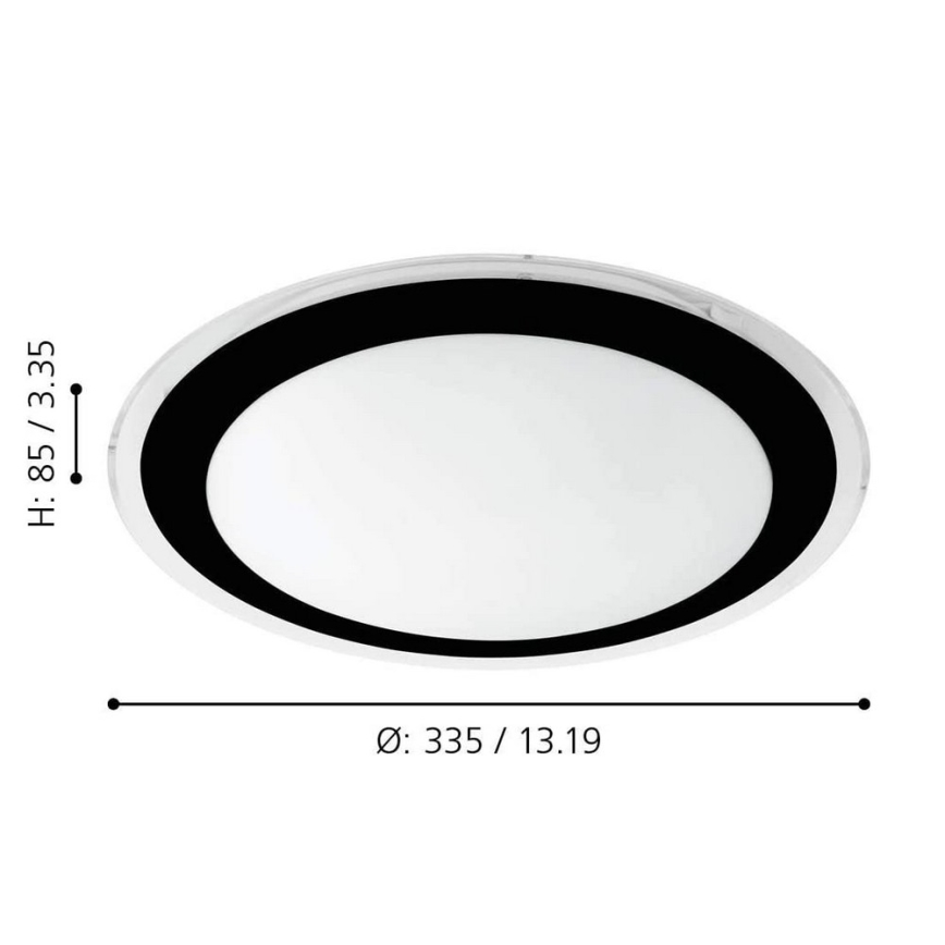 Eglo - LED Plafonjera LED/18W/230V