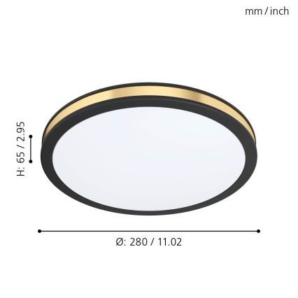 Eglo - LED Plafonjera LED/11W/230V