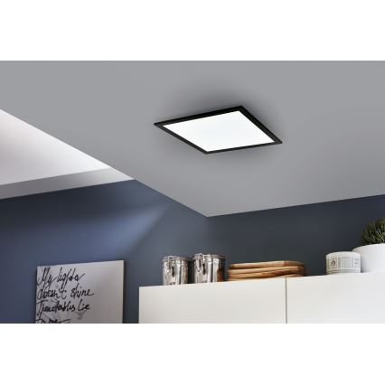 Eglo - LED RGB prigušiva plafonska svetiljka SALOBRENA-C LED/16W/230V + daljinsko upravljanje