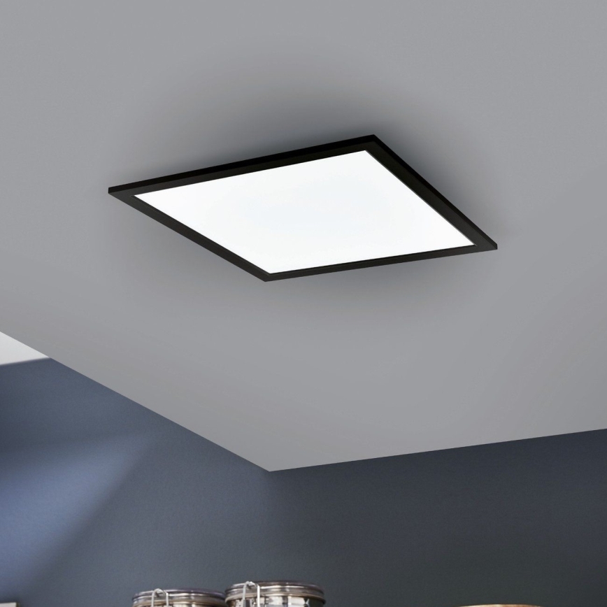 Eglo - LED RGB prigušiva plafonska svetiljka SALOBRENA-C LED/16W/230V + daljinsko upravljanje