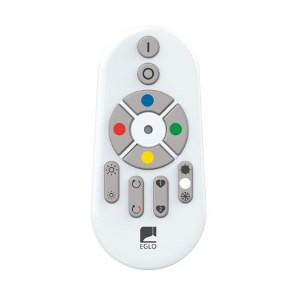 Eglo - LED RGB Prigušiva plafonjera SALOBRENA-C LED/30,5W/230V + Daljinski upravljač