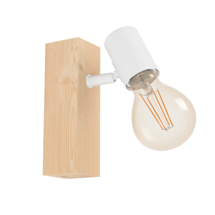 Eglo - Zidna reflektorska lampa TOWNSHEND 1xE27/10W/230V - FSC sertifikovano