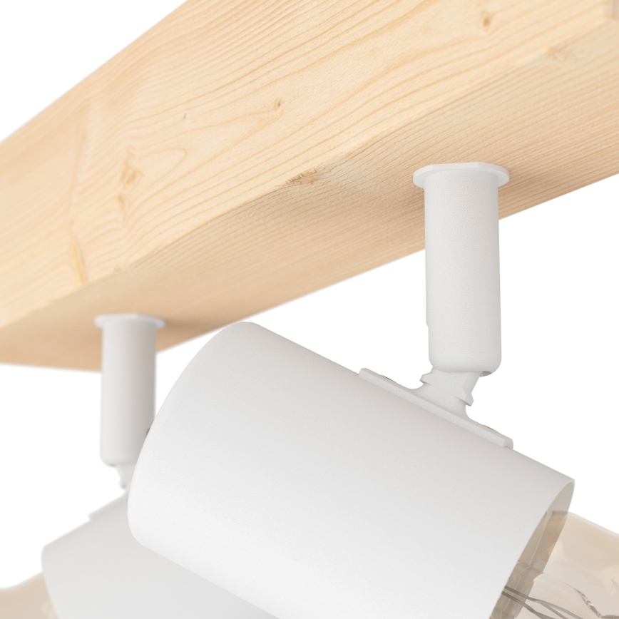 Eglo - Reflektorska lampa TOWNSHEND 2xE27/60W/230V - FSC sertifikovano
