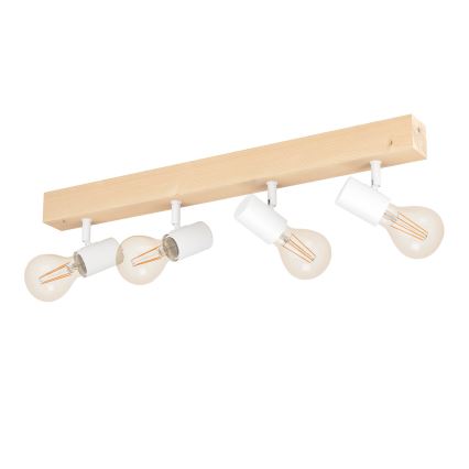 Eglo - Reflektorska lampa TOWNSHEND 4xE27/60W/230V - FSC sertifikovano