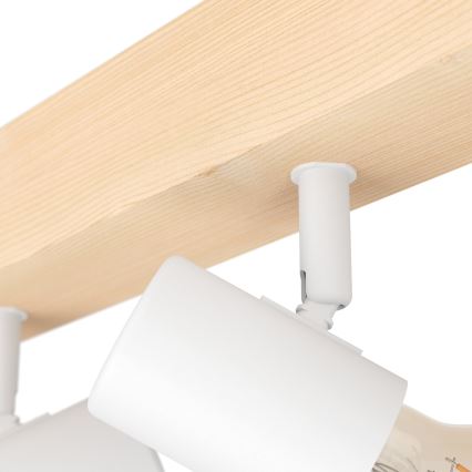 Eglo - Reflektorska lampa TOWNSHEND 4xE27/60W/230V - FSC sertifikovano
