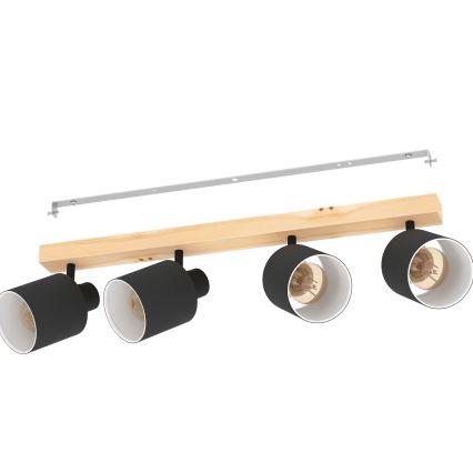 Eglo - Reflektorska lampa 4xE27/10W/230V