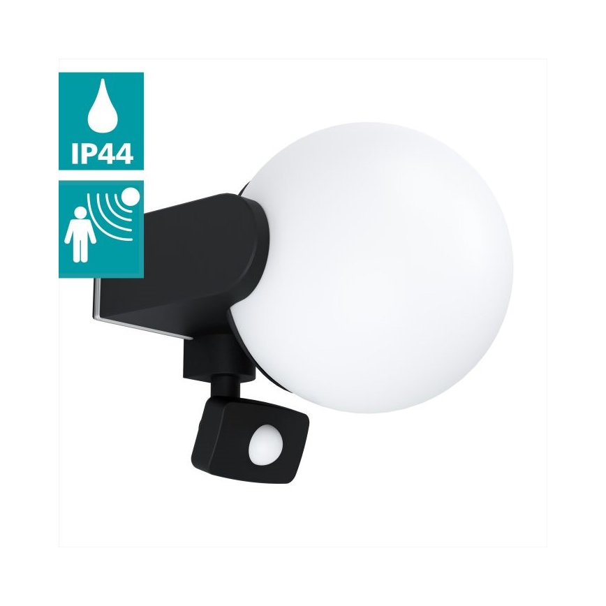 Eglo - Spoljno zidno svetlo sa senzorom 1xE27/15W/230V IP44