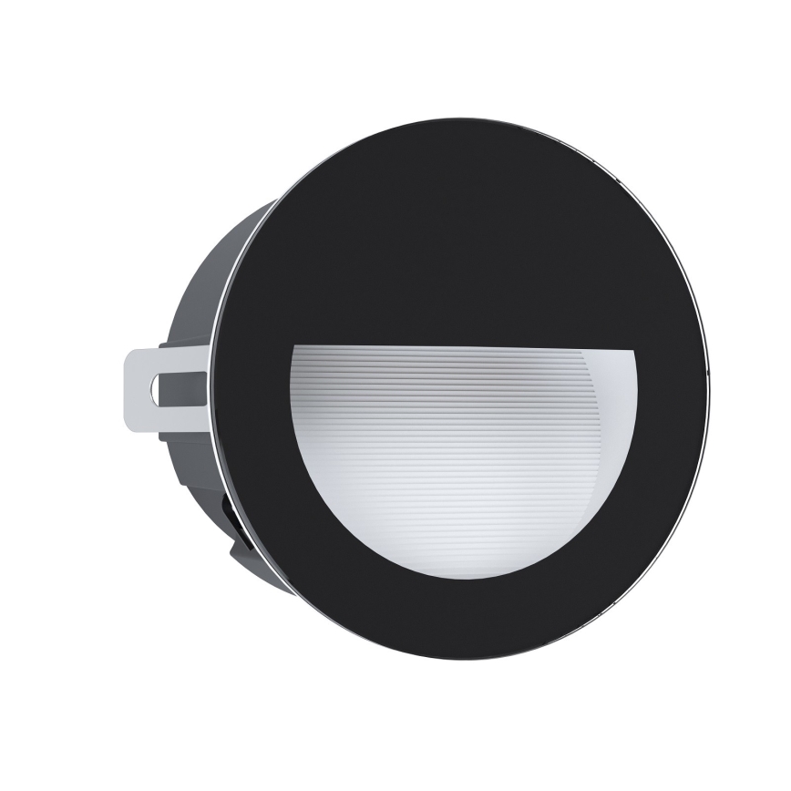 Eglo - LED Spoljašnje ugradbeno svetlo LED/2,5W/230V IP65 crno