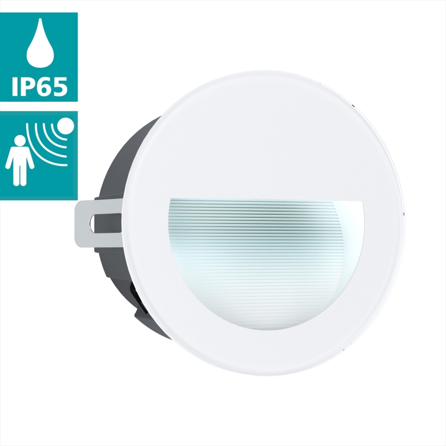 Eglo - LED Spoljašnje ugradbeno svetlo LED/2,5W/230V IP65 bela