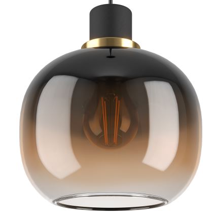 Eglo - Luster na sajli 1xE27/40W/230V braon