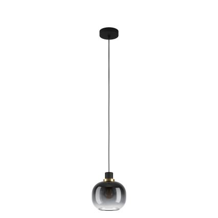 Eglo - Luster na sajli 1xE27/40W/230V sivo
