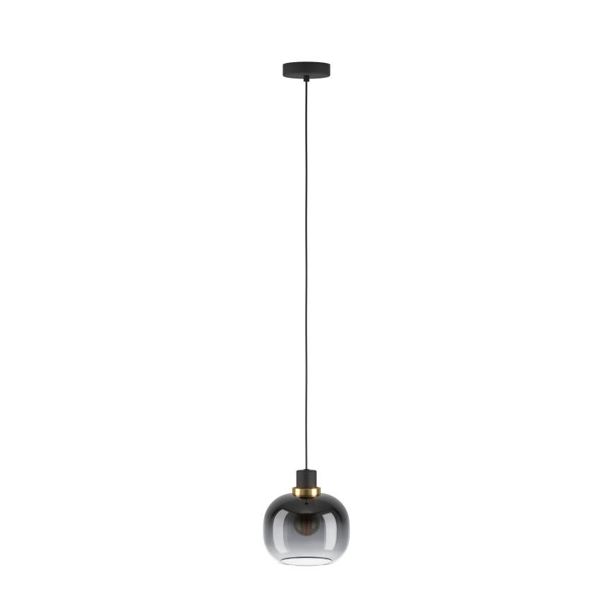 Eglo - Luster na sajli 1xE27/40W/230V sivo