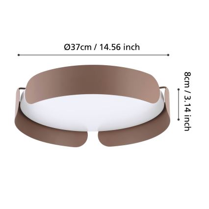 Eglo - LED plafonska svetiljka LED/24W/230V