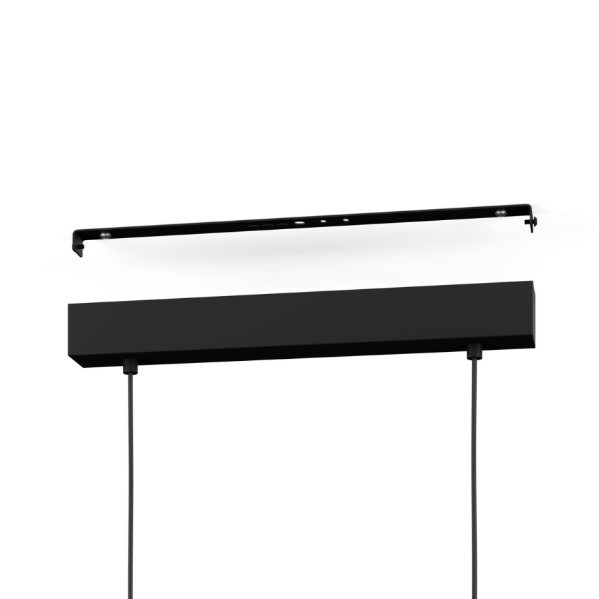 Eglo - LED Prigušivi luster na sajli 2xLED/12,5W/230V+1xLED/15,5W 3000K braon/crno