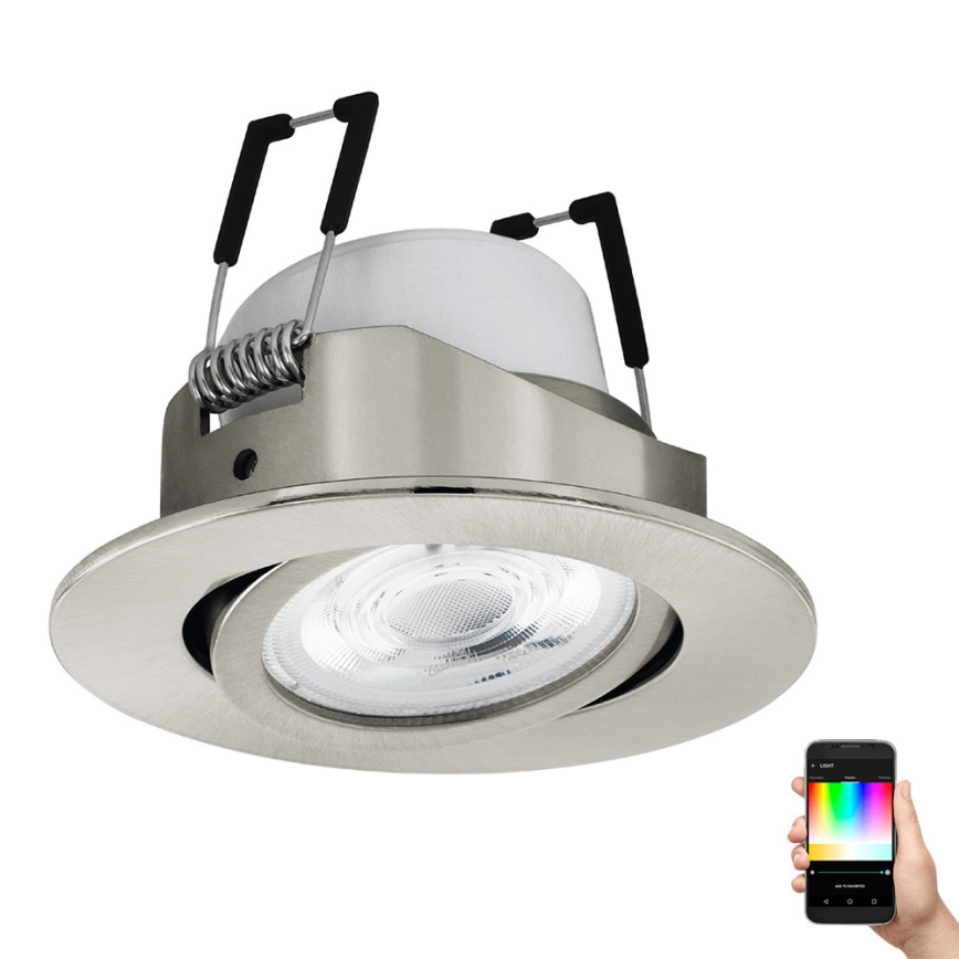 Eglo - LED RGBW prigušiva ugradna plafonska svetiljka LED/5W/230V ZigBee
