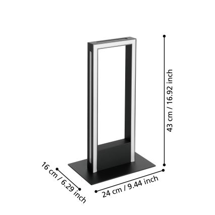 Eglo - LED Prigušiva stona lampa LED/16W/230V 2700-6500K