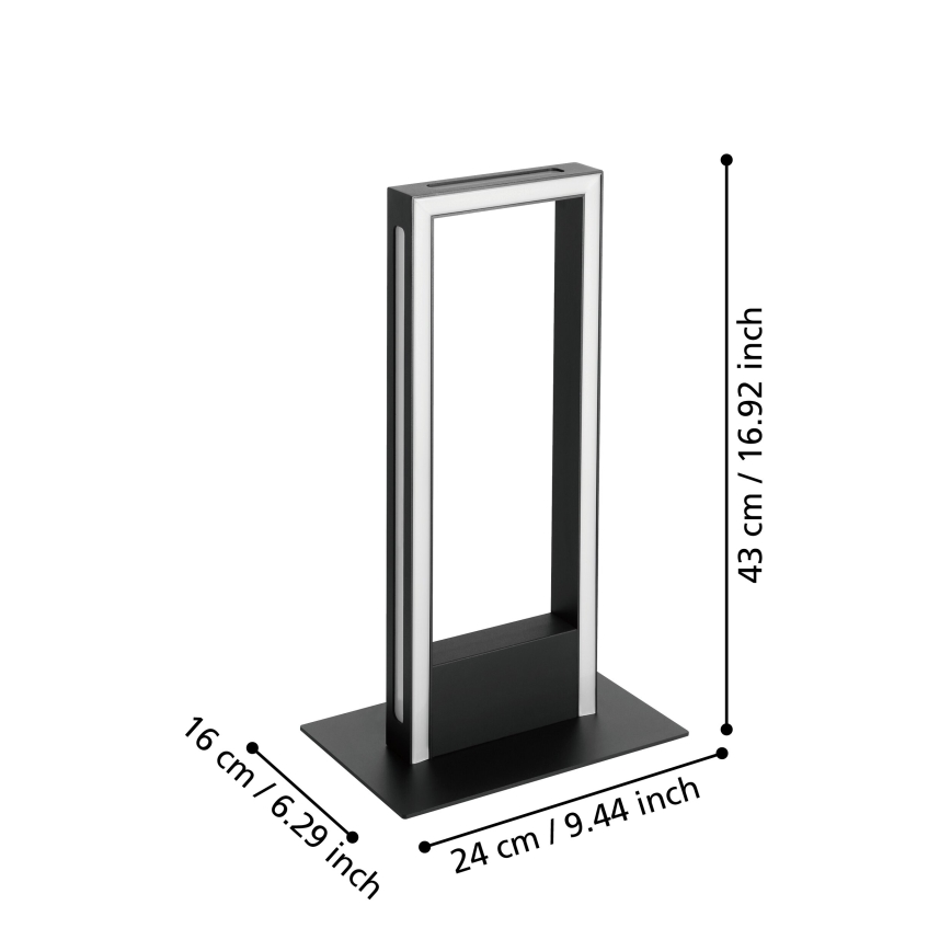 Eglo - LED Prigušiva stona lampa LED/16W/230V 2700-6500K