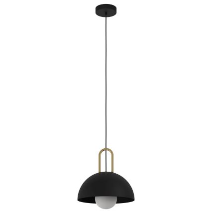 Eglo - Luster na sajli 1xE27/40W/230V crno