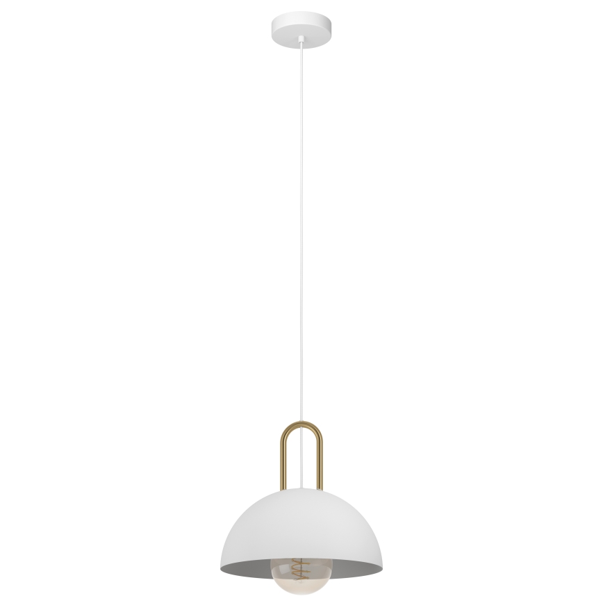 Eglo - Luster na sajli 1xE27/40W/230V bela