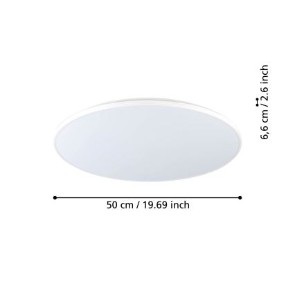 Eglo - LED Plafonjera LED/29W/230V pr. 50 cm