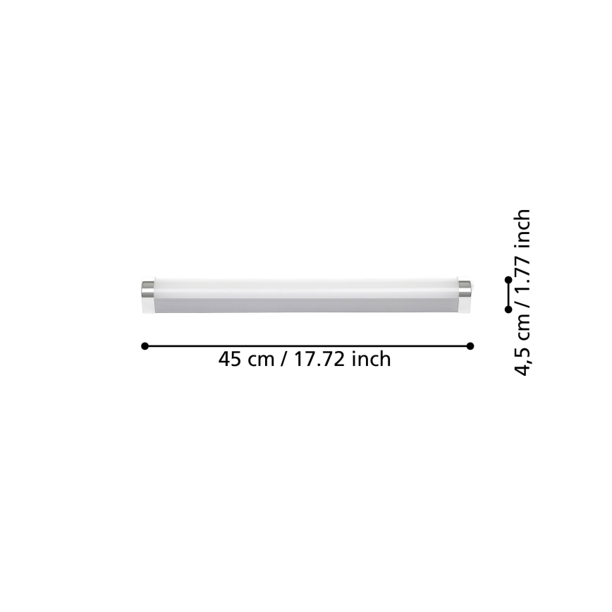 Eglo - LED Rasvjeta za ogledalo u kupaonici LED/7,5W/230V IP44 45 cm