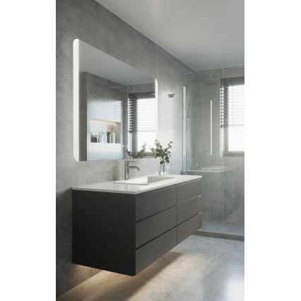 Eglo - LED Kupaonsko grejano zidno ogledalo sa pozadinskim osvetljenjem LED/24W/230V IP44