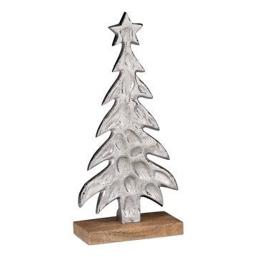 Eglo - Božićna dekoracija 27x13 cm jelka/srebrna