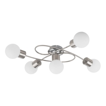 Eglo/Edi Light 54686 - LED Nadgradni luster 5xE14/6W/230V krom