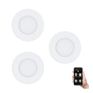 Eglo - ET 3x LED Prigušivo svetlo FUEVA-Z  LED/2,8W/230V IP44
