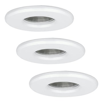 Eglo - Komplet od 3 LED kupatilske svetiljke IGOA 1xGU10/3,3W/230V IP44