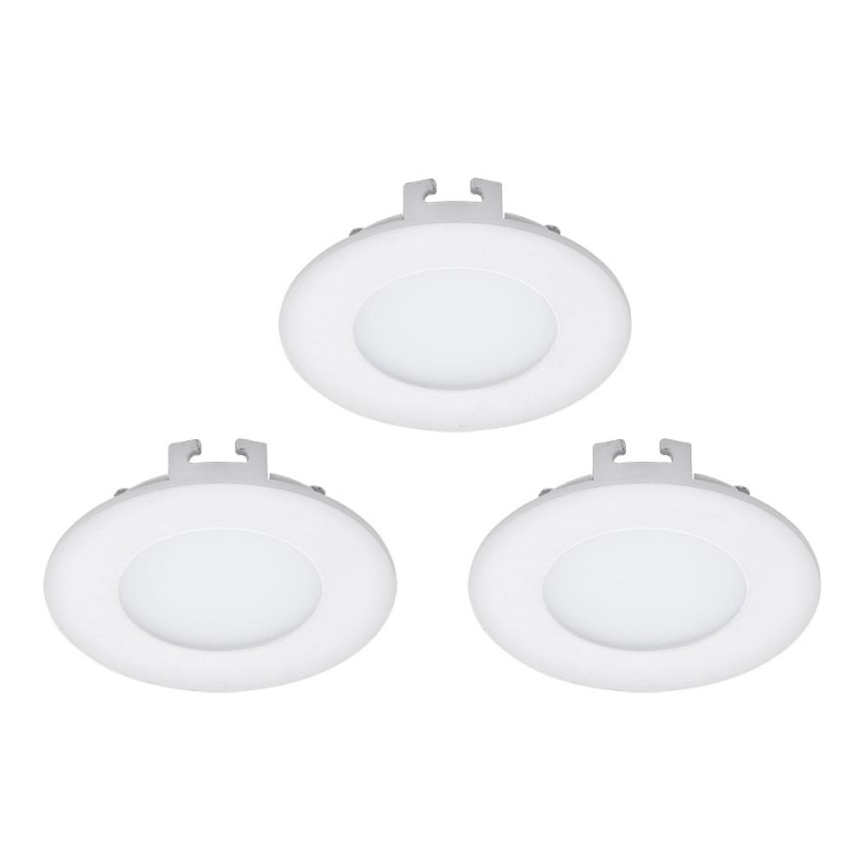 Eglo - komplet od 3 ugradne LED stropne svetiljke FUEVA 1 1xLED/2,7W/230V prečnik 8,5 cm