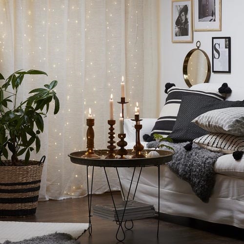 Eglo - LED Božićne lampice 200xLED 1m topla bela