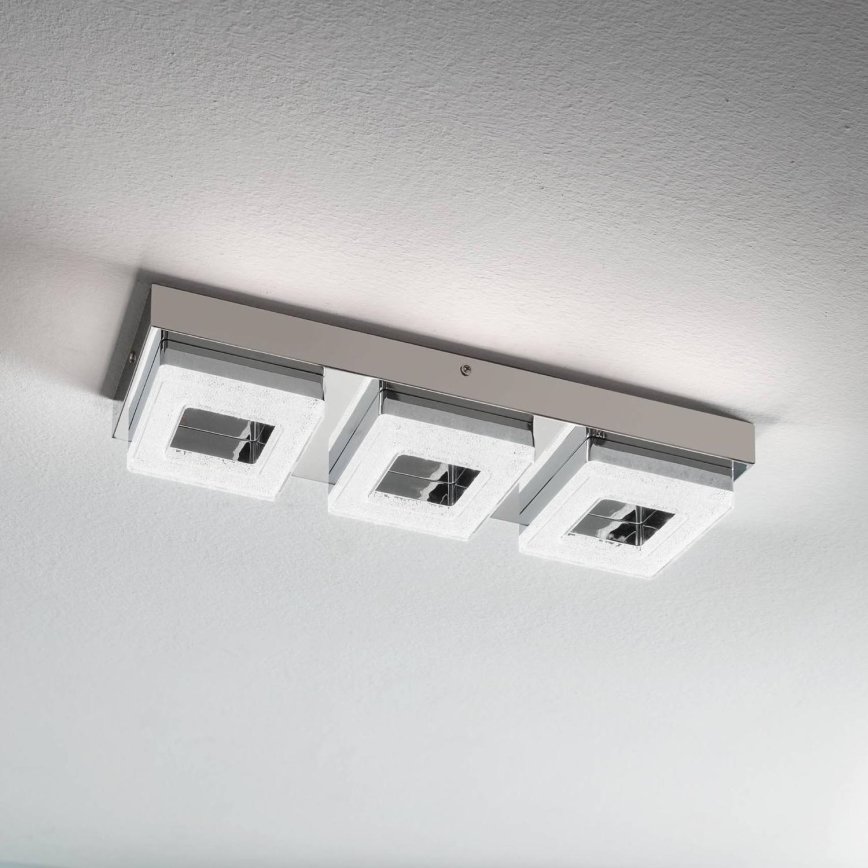 Eglo - LED Kristalna plafonjera 3xLED/4W/230V