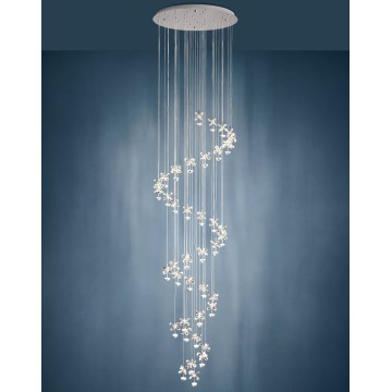 Eglo - LED Kristalni prigušivi luster na sajli 40xLED/1,8W/230V