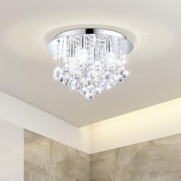 Eglo - LED Kristalno osvetljenje za kupatilo 8xG9/3W/230V IP44