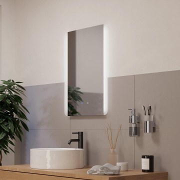 Eglo - LED Kupaonsko grejano zidno ogledalo sa pozadinskim osvetljenjem LED/28W/230V IP44