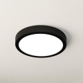 Eglo - LED kupatilsko plafonsko svetlo LED/17W/230V crno IP44 prečnik 21 cm