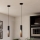 Eglo - LED luster na sajli 1xGU10/4,5W/230V crno/braon