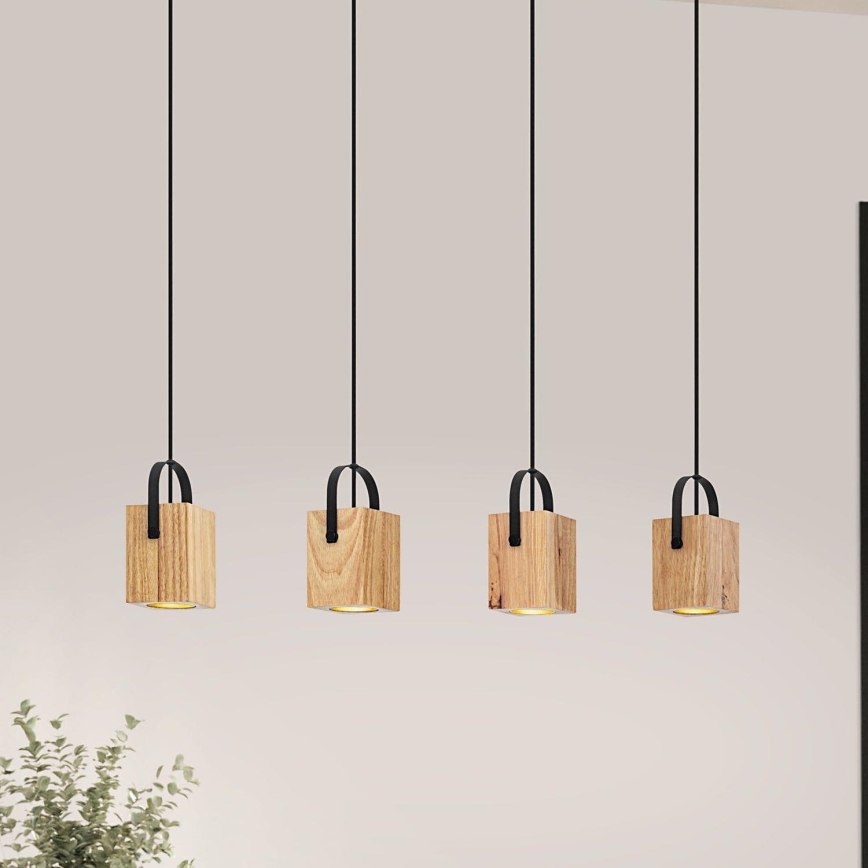 Eglo - LED luster na sajli 4xGU10/3W/230V