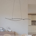 Eglo - LED luster na sajli LED/20W/230V 4000K crno