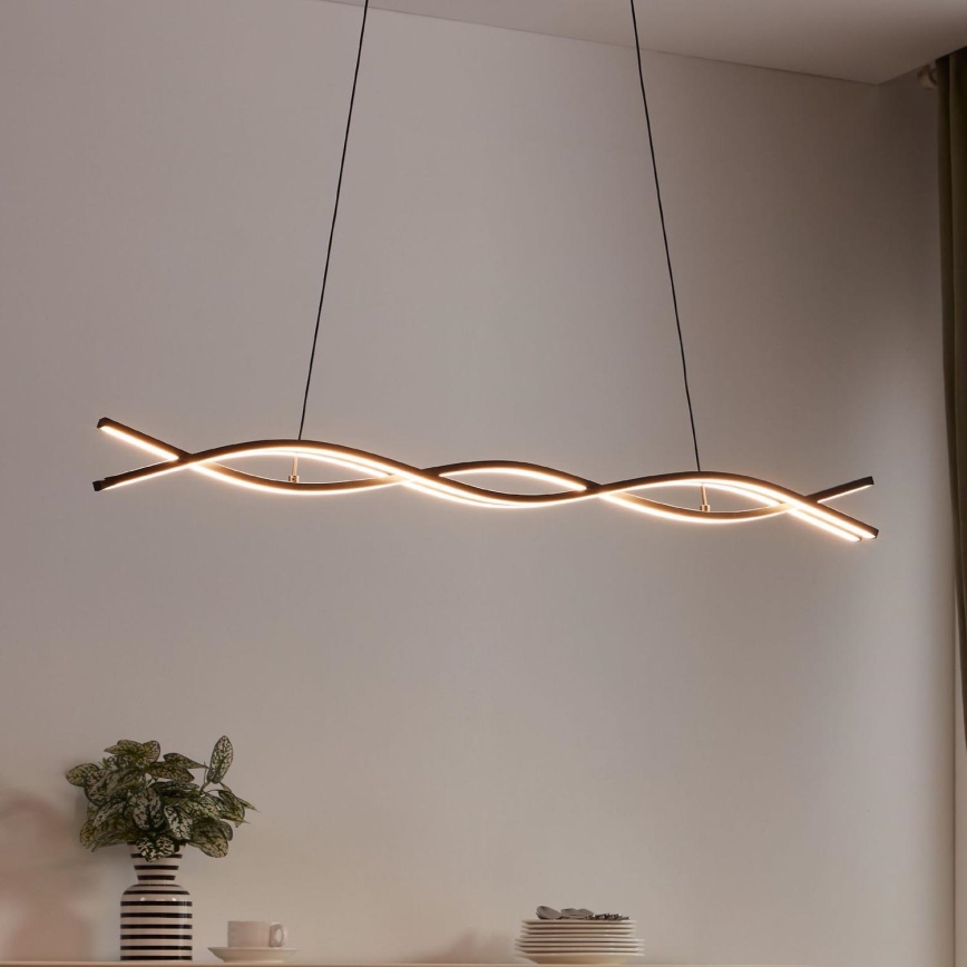 Eglo - LED luster na sajli LED/36W/230V