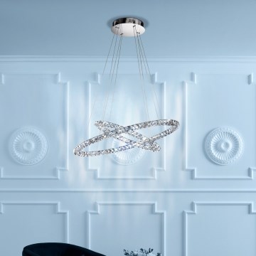 Eglo - LED luster na sajli LED/56,1W/230V