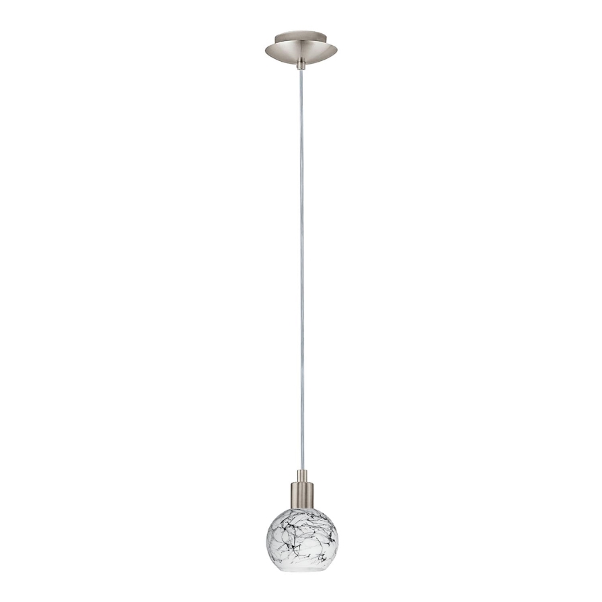 Eglo - LED luster na sajli MY CHOICE 1xE14/4W/230V krom/bela/crno