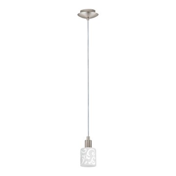 Eglo - LED luster na sajli MY CHOICE 1xE14/4W/230V  krom/bela