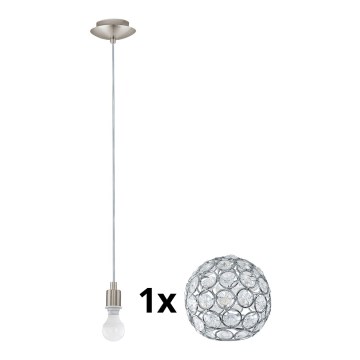 Eglo - LED luster na sajli MY CHOICE 1xE14/4W/230V krom